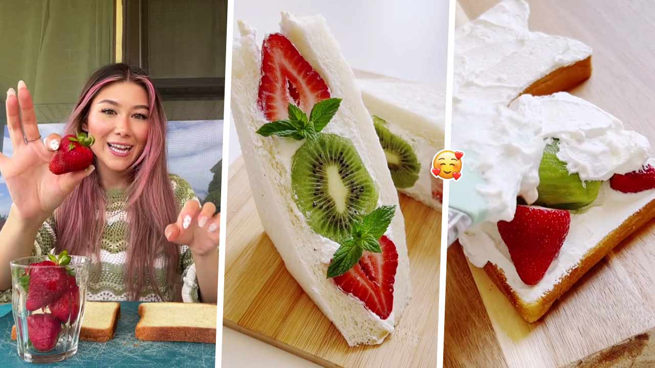 Как сделать японский фруктовый сэндвич из тиктока. Блогеры показали простые рецепты трендового десерта